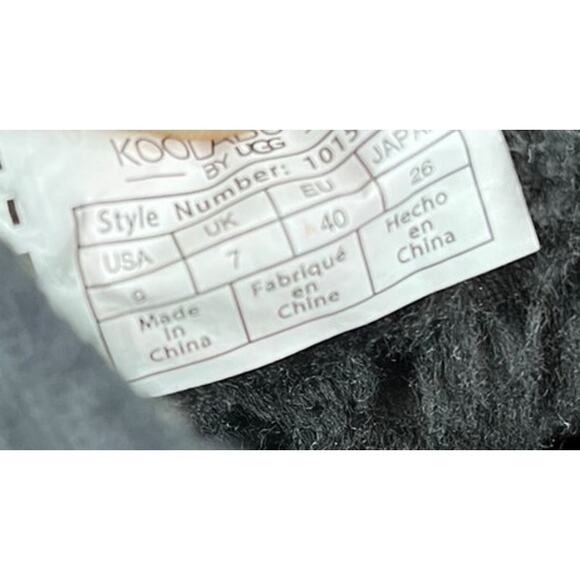 Womens Koolaburra by UGG Suede Bailey Bow Boots Size 9 Black - Picture 6 of 6